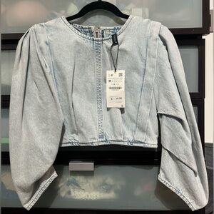 Brand new jean top